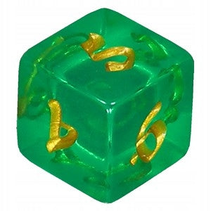 Lord of the Rings Dice D6 - Green